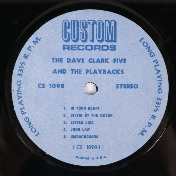 The Dave Clark Five And The Playbacks -It's Happening - 12" Vinyl LP CS 1098 VG+ - Picture 7 of 9
